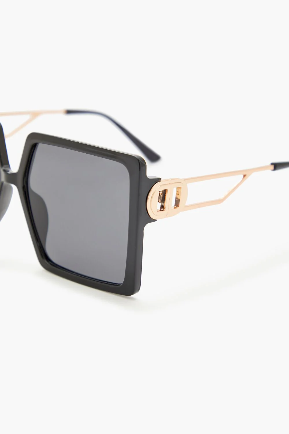 Square Frame Cutout Sunglasses - Image 5