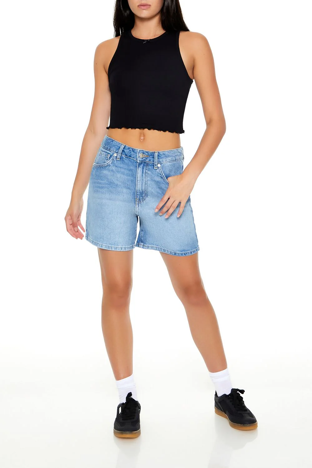 Pointelle Bow Tank Top - Image 2