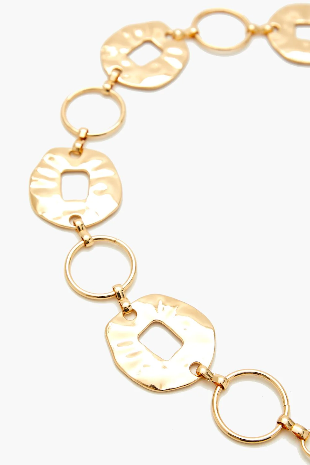 Hammered Rolo Chain Belt - Image 2