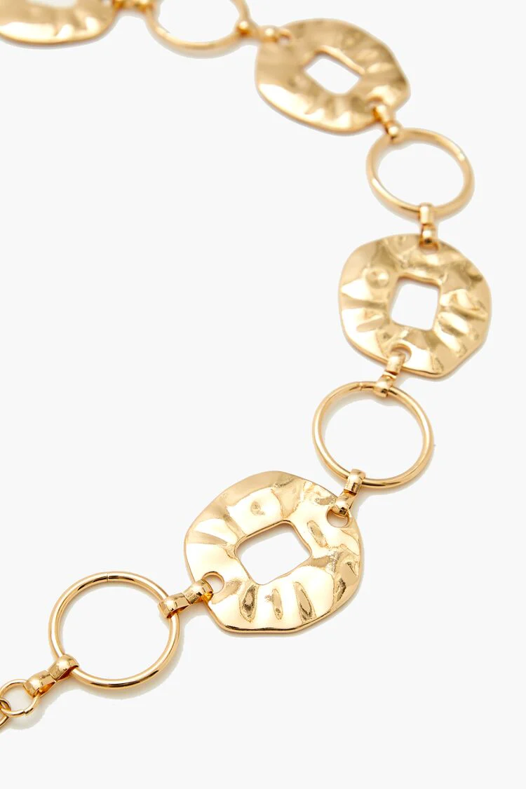 Hammered Rolo Chain Belt - Image 4