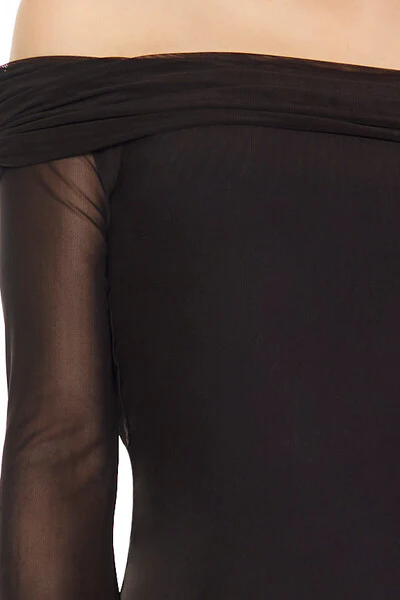 Off-the-Shoulder Mini Dress - Image 6