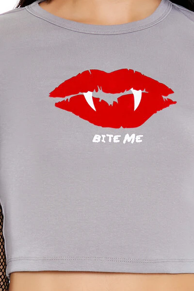 Bite Me Combo Mesh Tee - Image 3