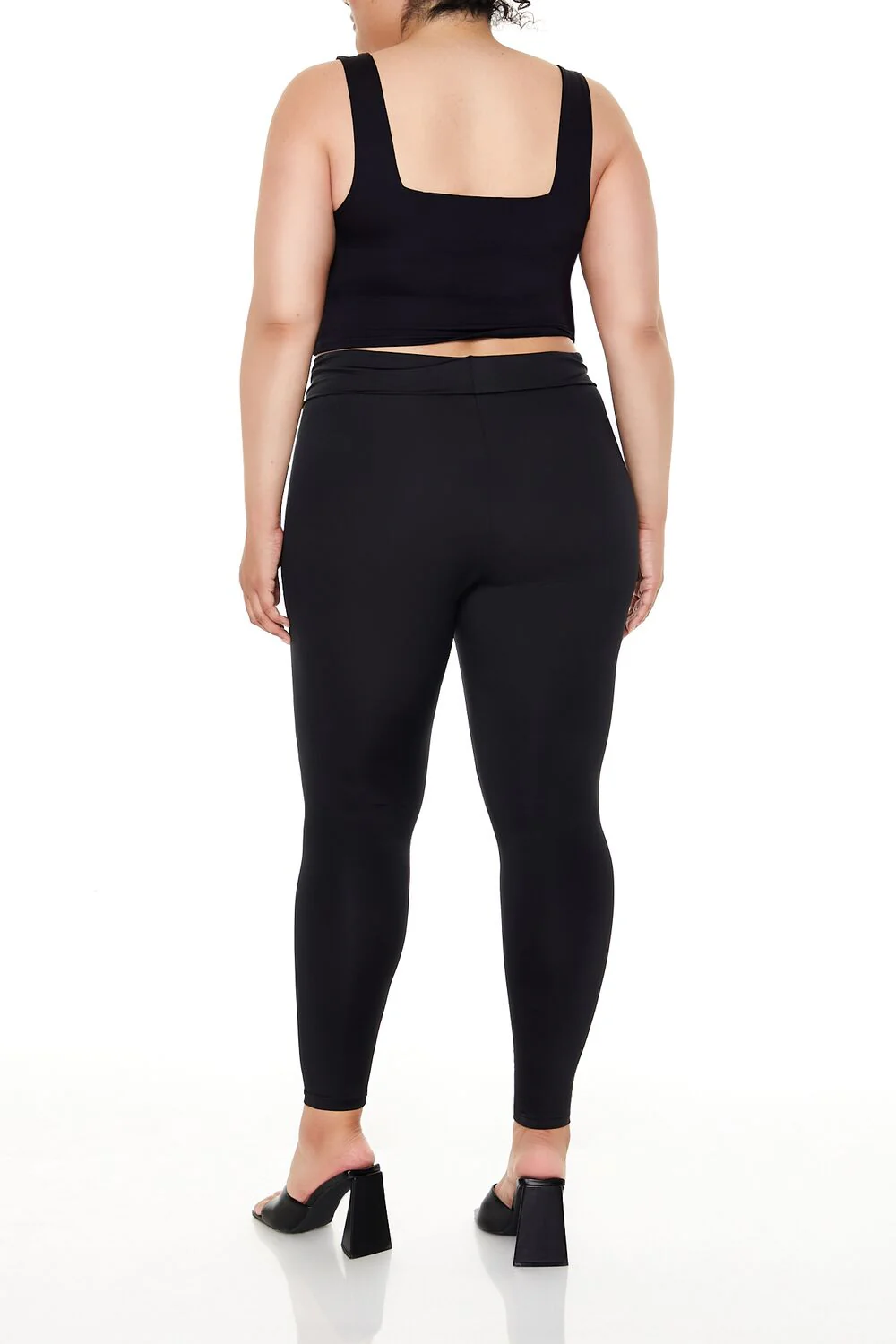 Plus Size Foldover Leggings - Image 4