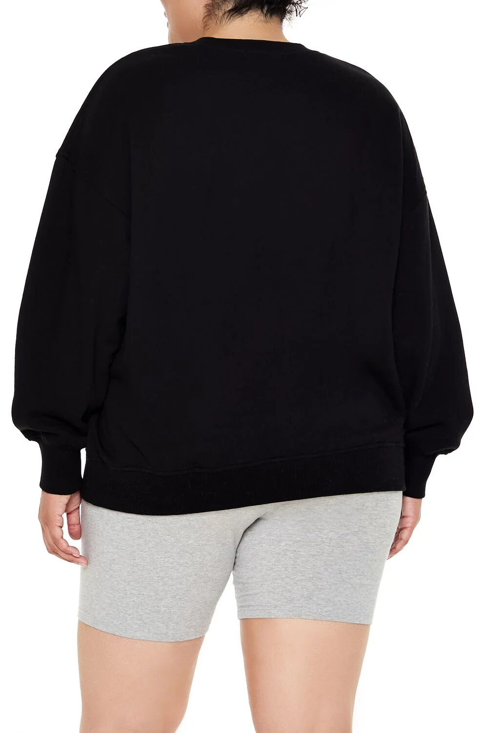 Plus Size Embroidered Rose Pullover - Image 5