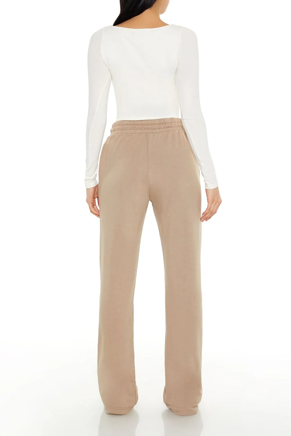 Drawstring Fleece Sweatpants - Image 4