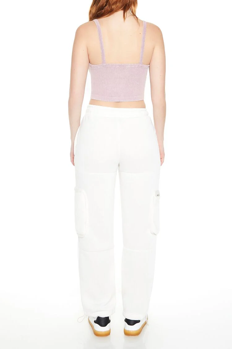 Fleece Toggle Cargo Sweatpants - Image 11