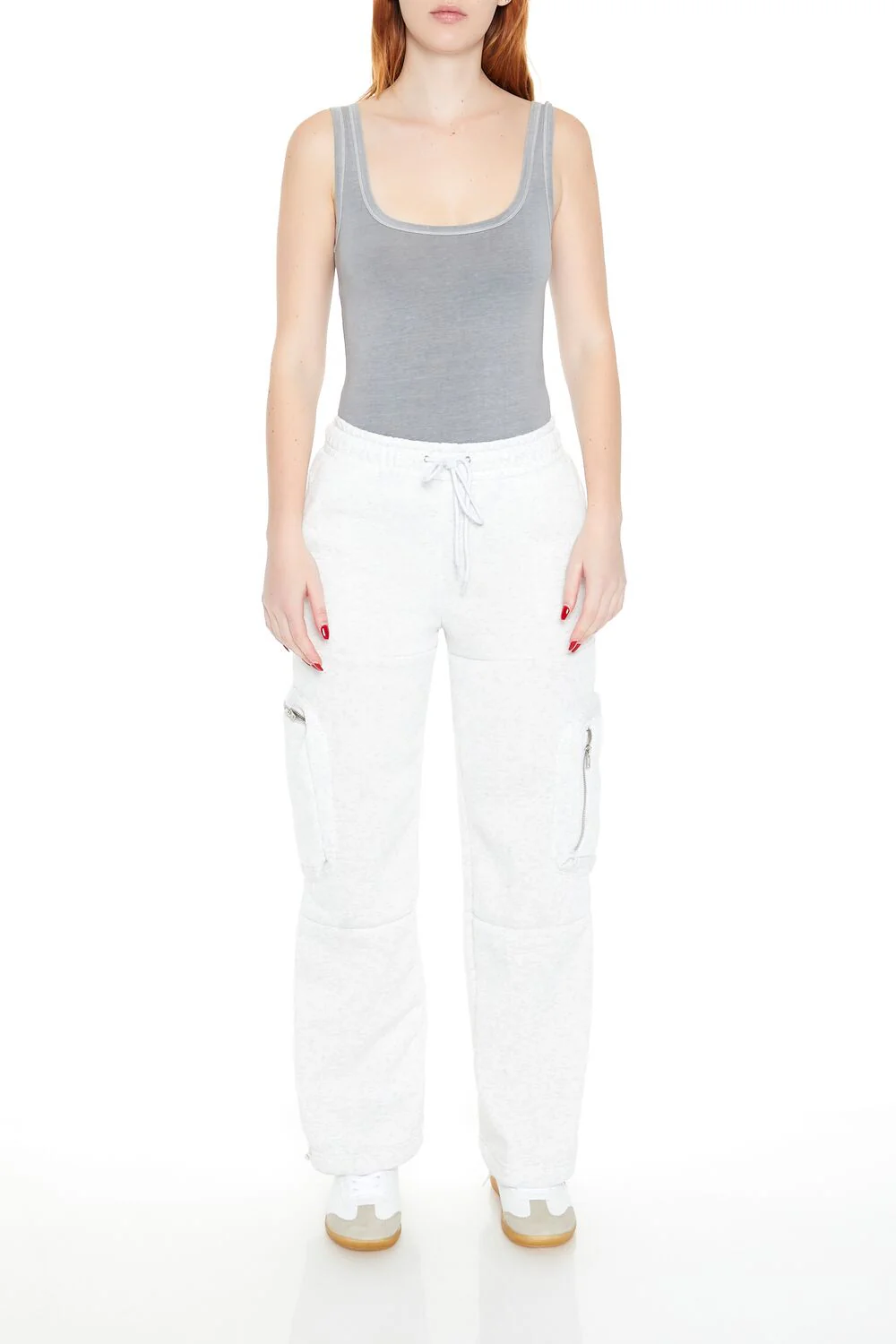 Fleece Toggle Cargo Sweatpants - Image 13