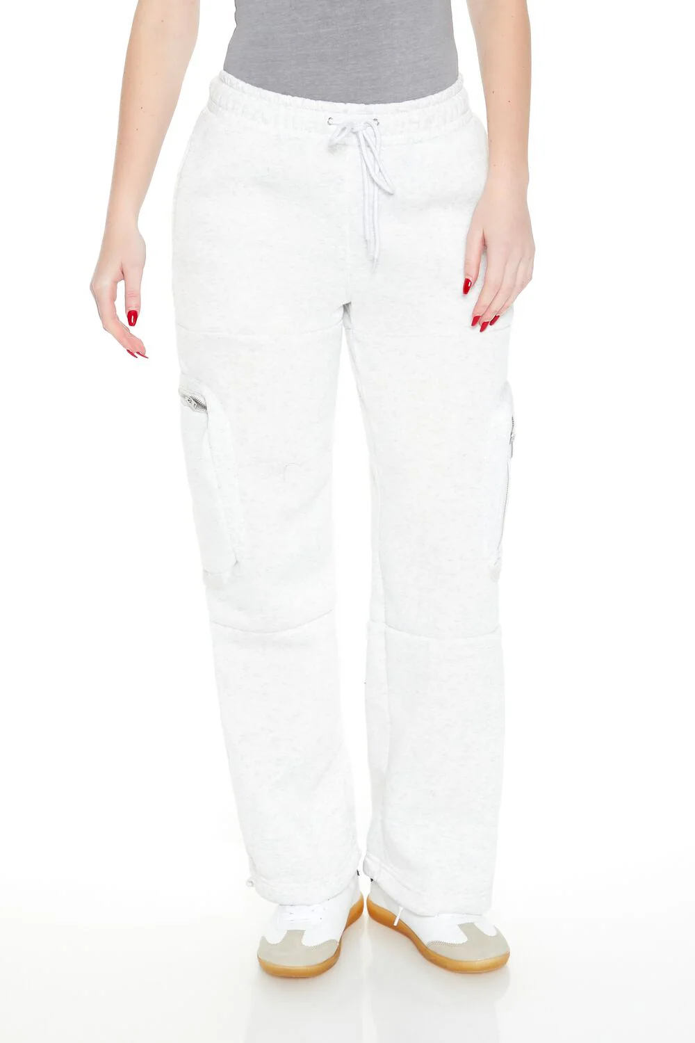 Fleece Toggle Cargo Sweatpants - Image 14