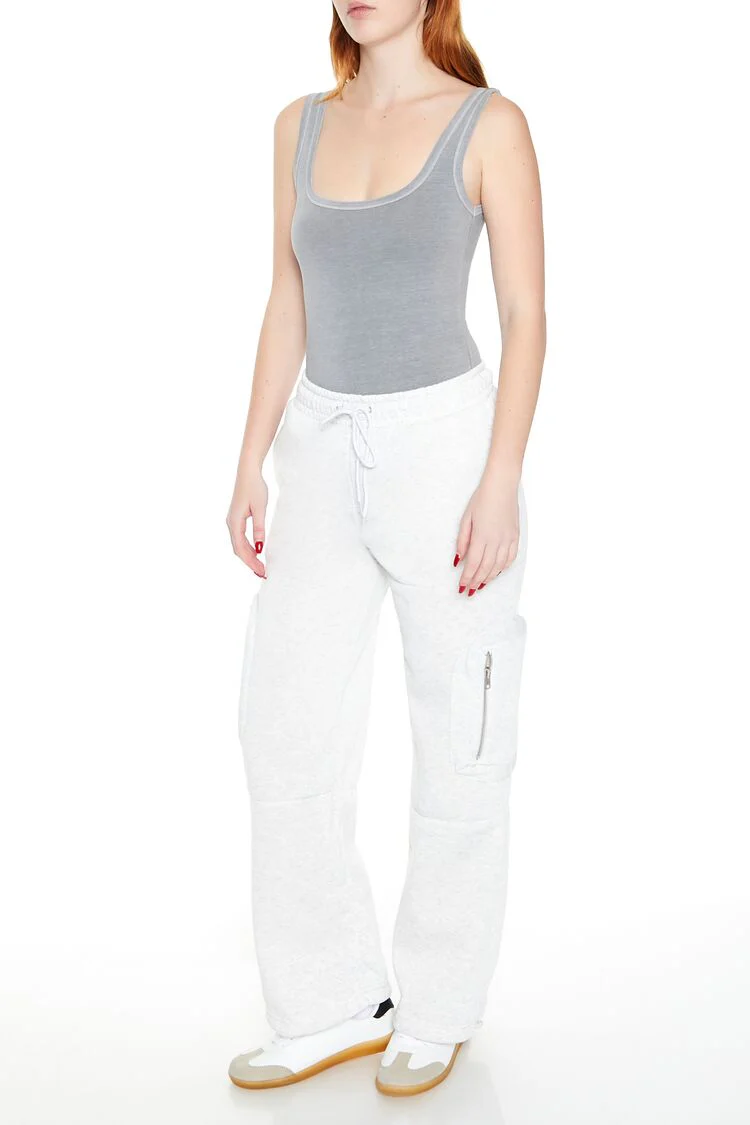 Fleece Toggle Cargo Sweatpants - Image 15