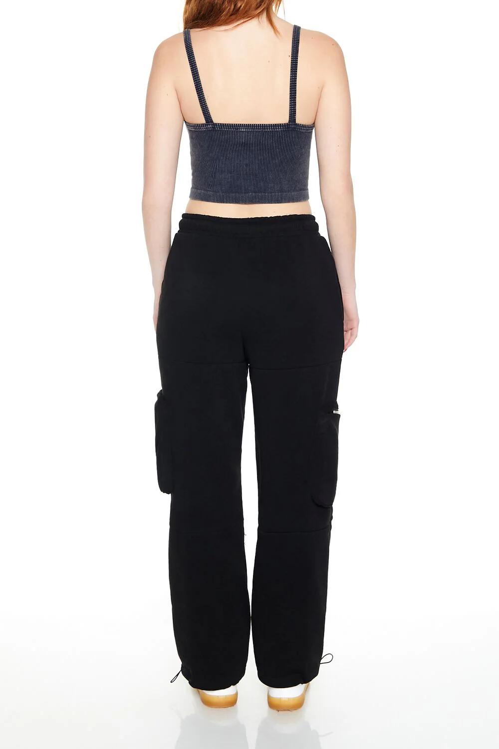 Fleece Toggle Cargo Sweatpants - Image 5