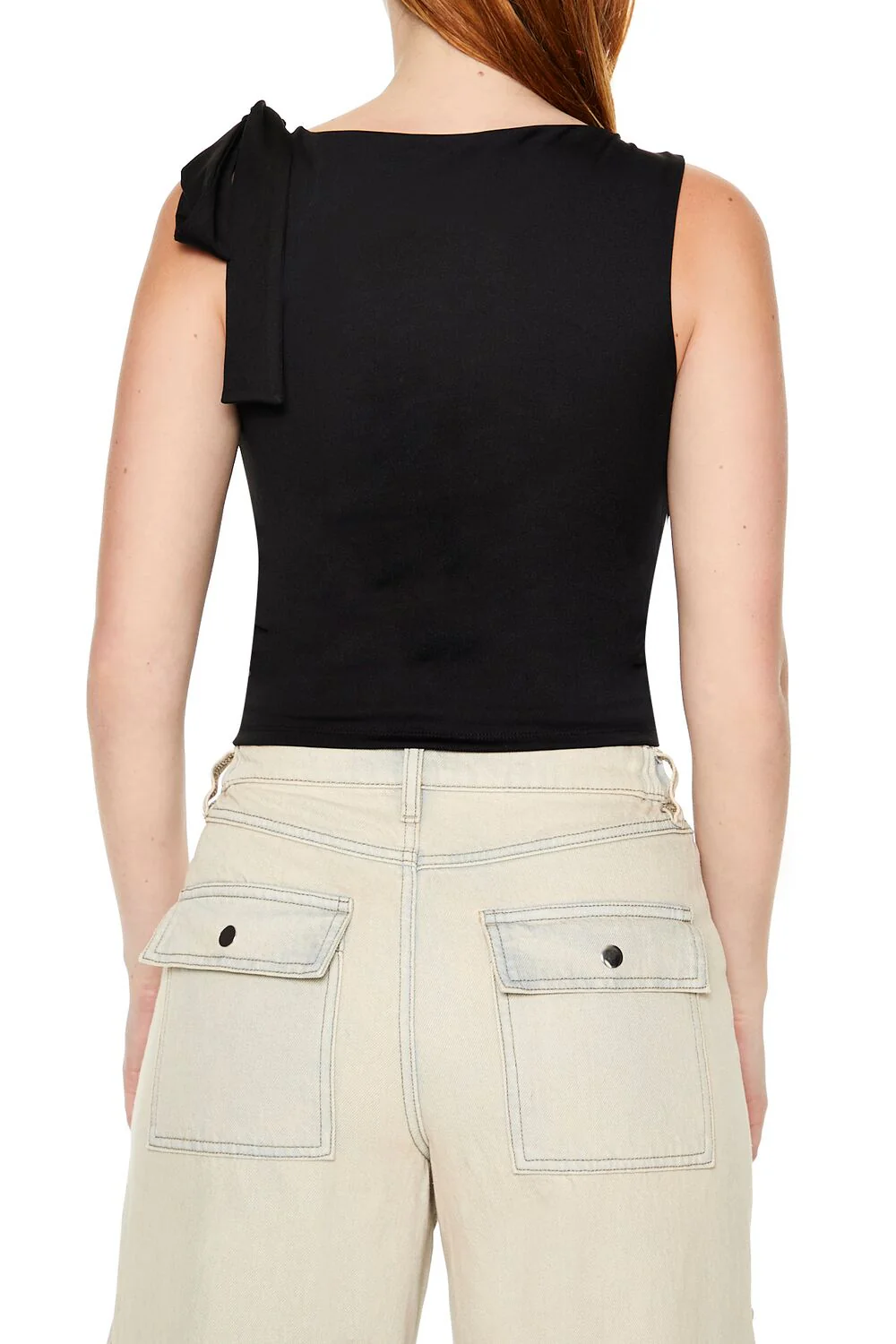 Sleeveless Tie-Strap Crop Top - Image 6