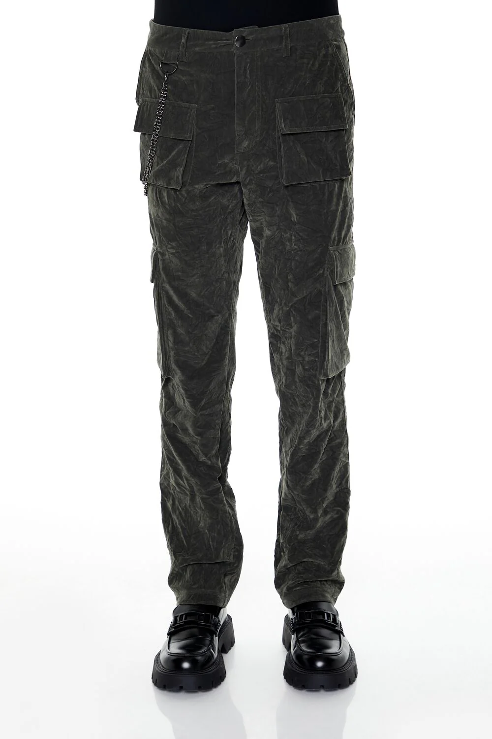 Velvet Wallet Chain Cargo Pants - Image 2