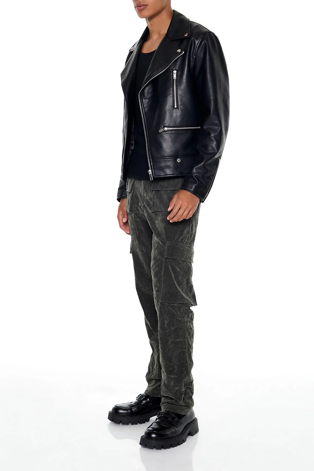 Velvet Wallet Chain Cargo Pants - Image 3