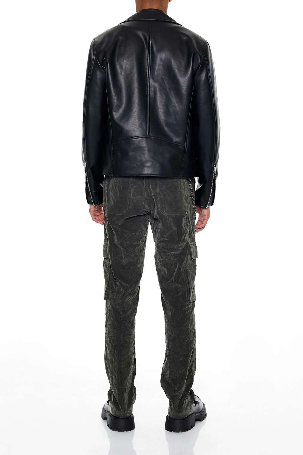 Velvet Wallet Chain Cargo Pants - Image 4