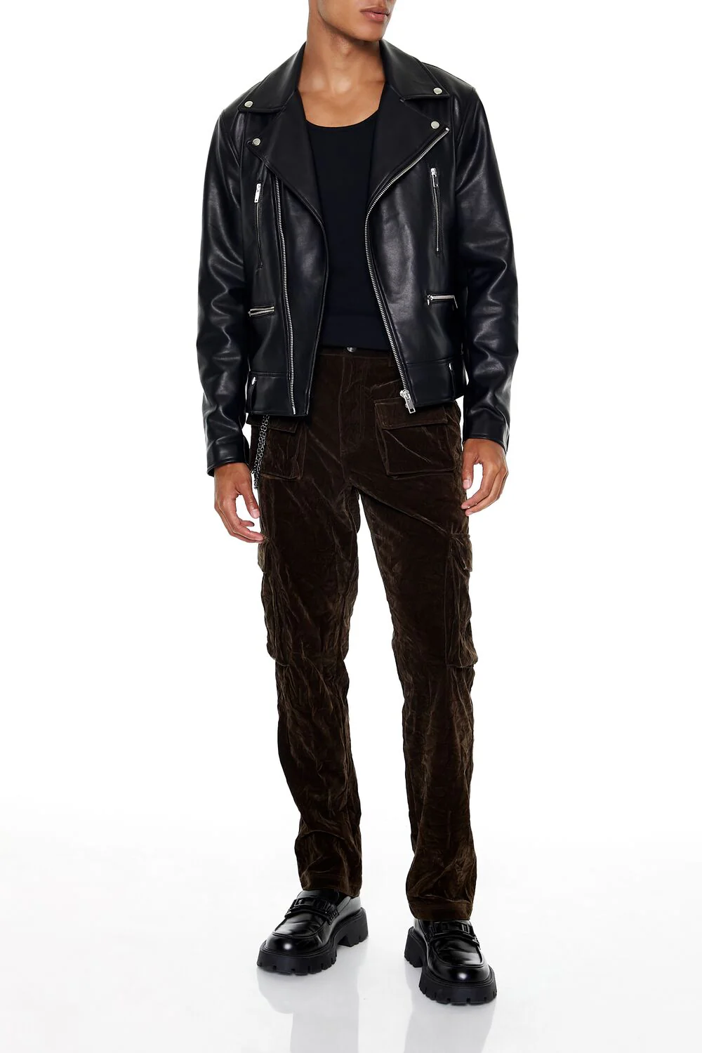Velvet Wallet Chain Cargo Pants - Image 6