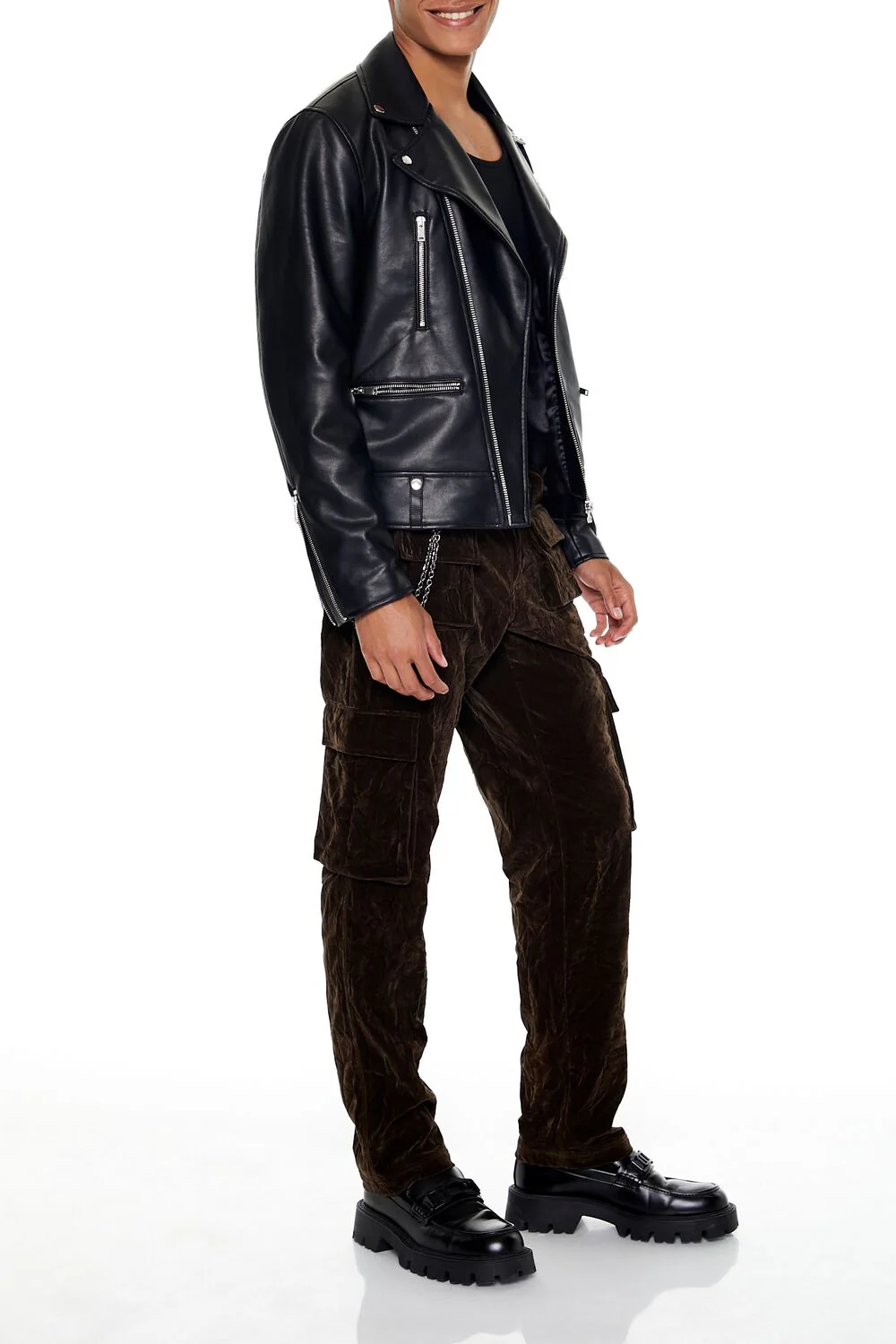 Velvet Wallet Chain Cargo Pants - Image 8