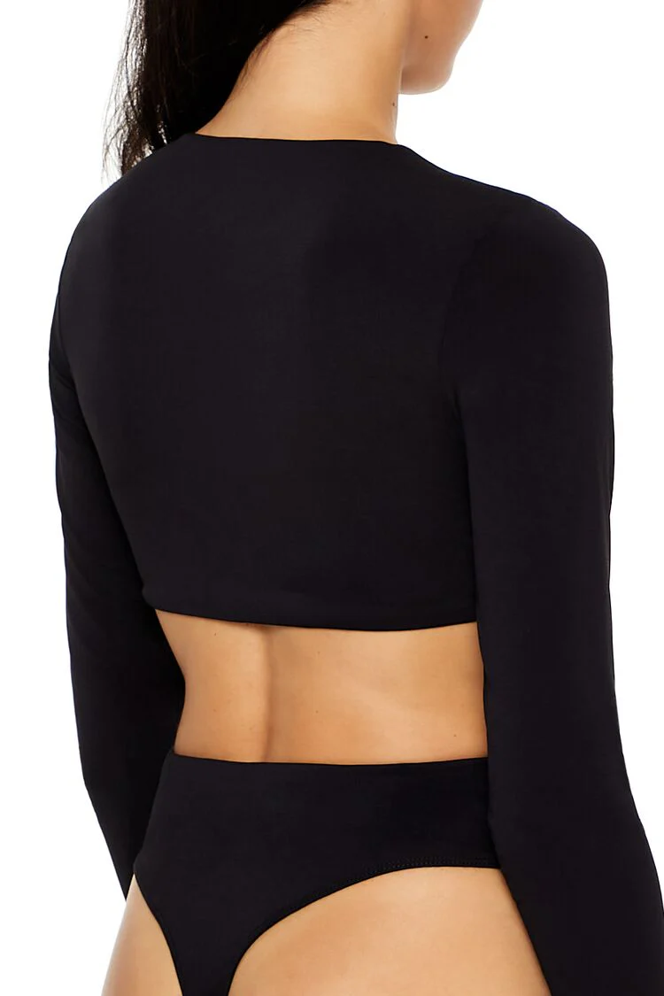 Knotted Cutout Bodysuit - Image 5