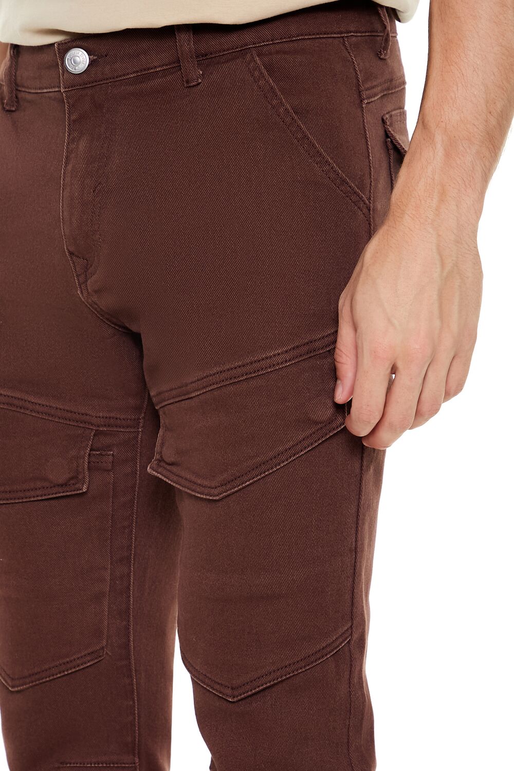 Mid-Rise Skinny Cargo Jeans - Image 5