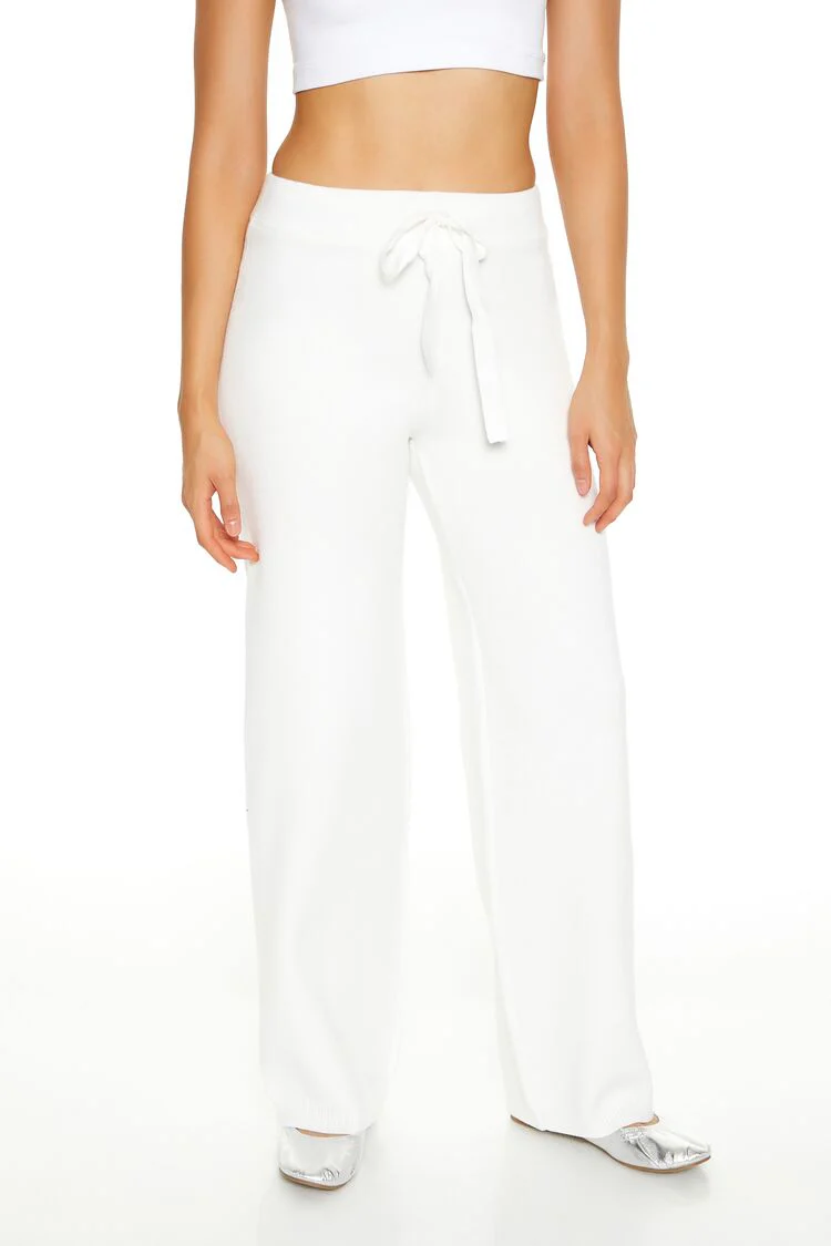 Sweater-Knit Drawstring Pants - Image 2