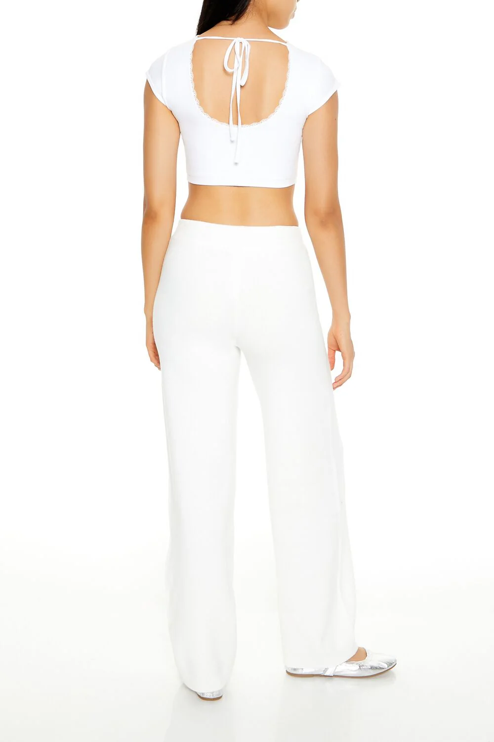 Sweater-Knit Drawstring Pants - Image 4