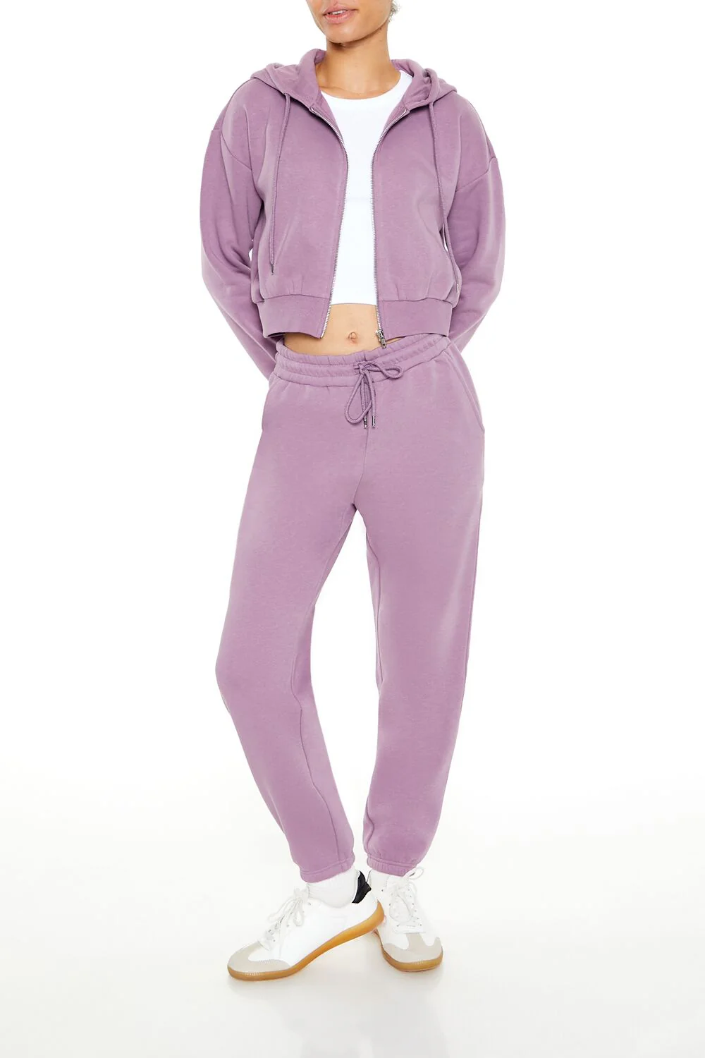 Drawstring Fleece Joggers - Image 11