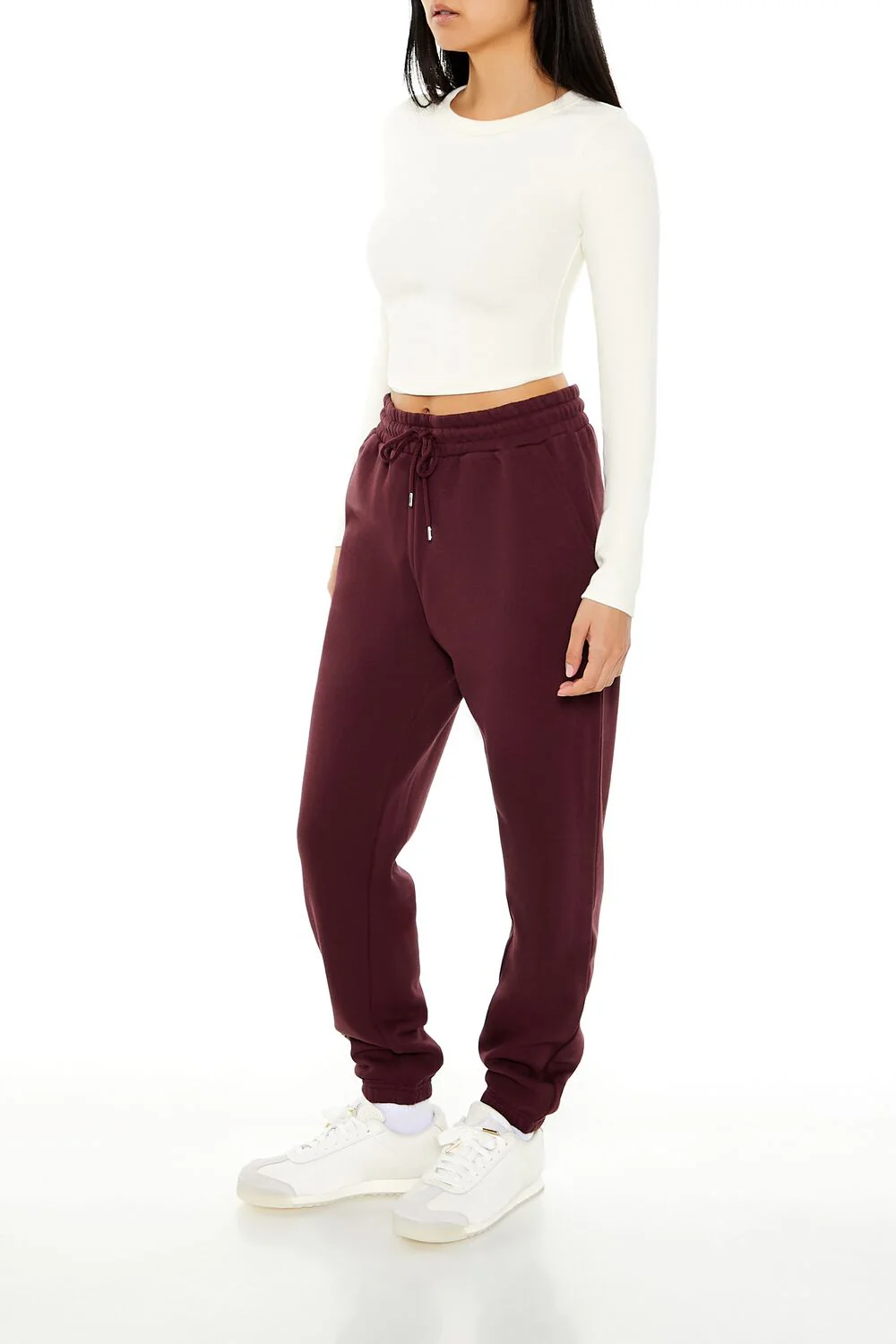 Drawstring Fleece Joggers - Image 3