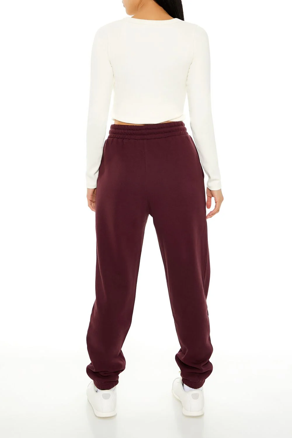 Drawstring Fleece Joggers - Image 4