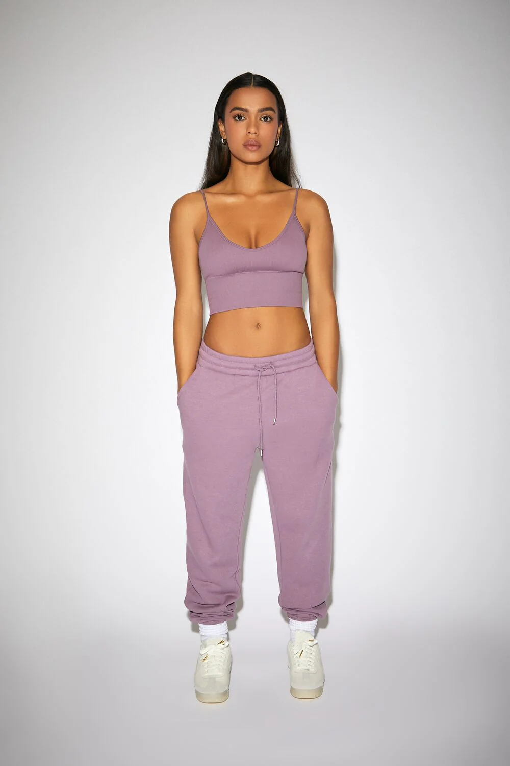 Drawstring Fleece Joggers - Image 6