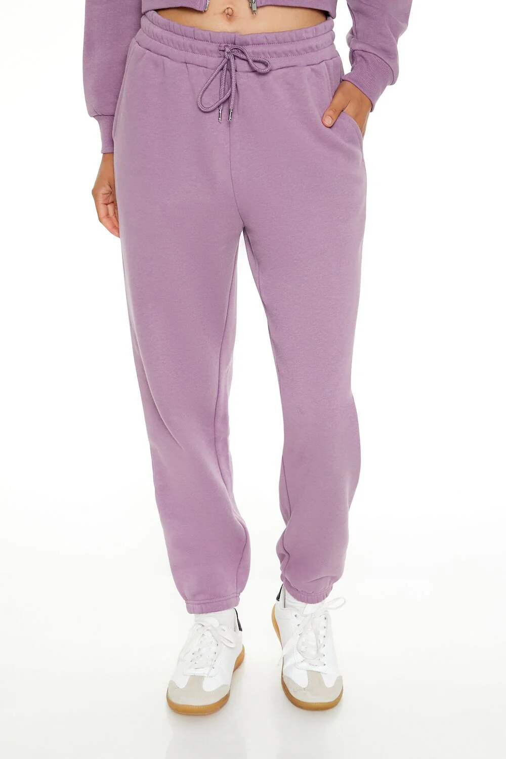 Drawstring Fleece Joggers - Image 7
