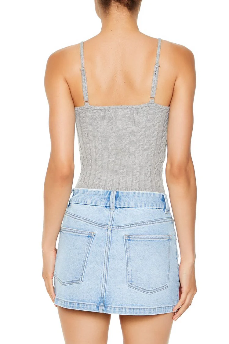 Cropped Sweater-Knit Cami - Image 15