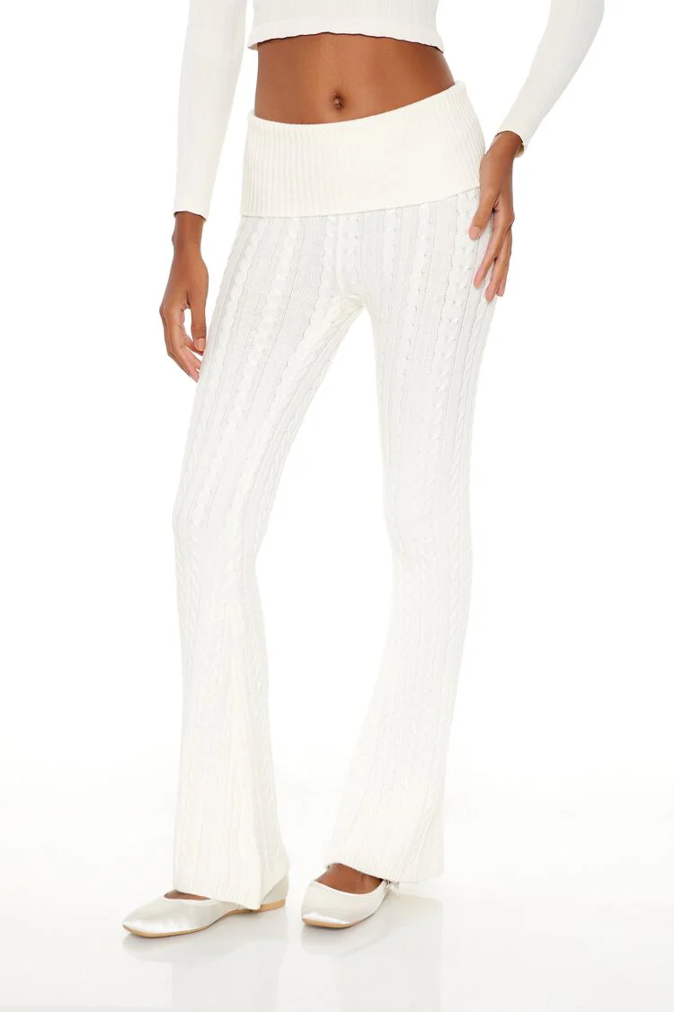 Foldover Sweater-Knit Pants - Image 7