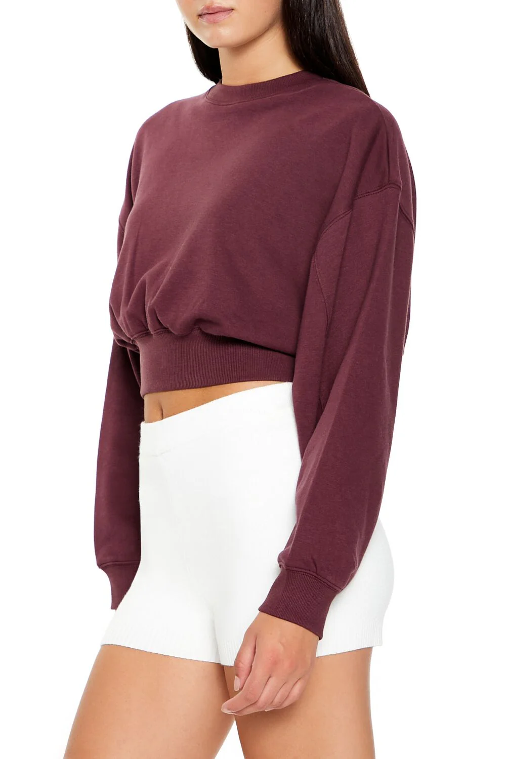 Fleece Cropped Pullover - Image 4