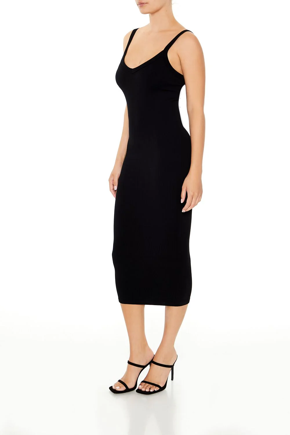 Seamless Bodycon Cami Midi Dress - Image 3