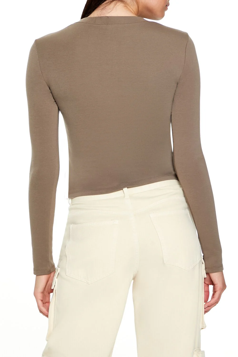 Snap-Button Long-Sleeve Top - Image 10
