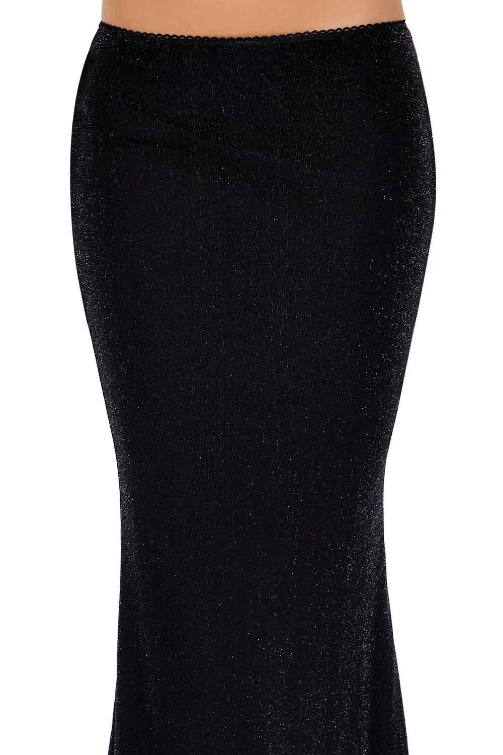 Glitter Knit Mermaid Maxi Skirt - Image 5