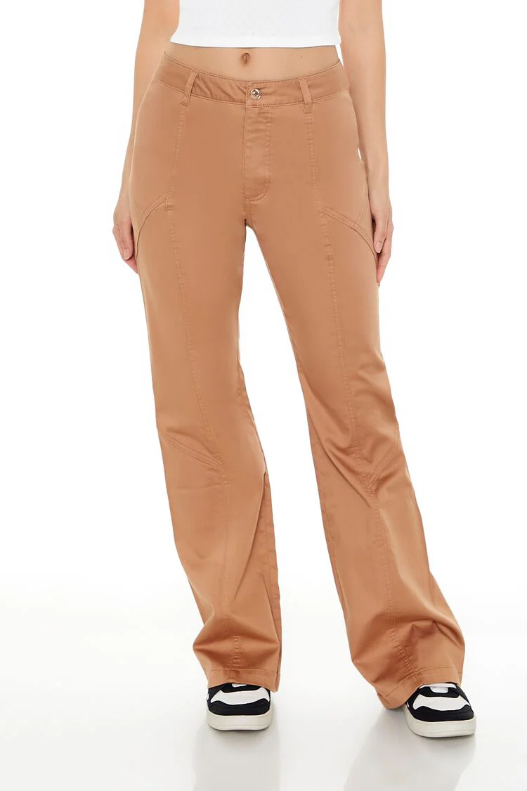 Straight-Leg Mid-Rise Pants - Image 2