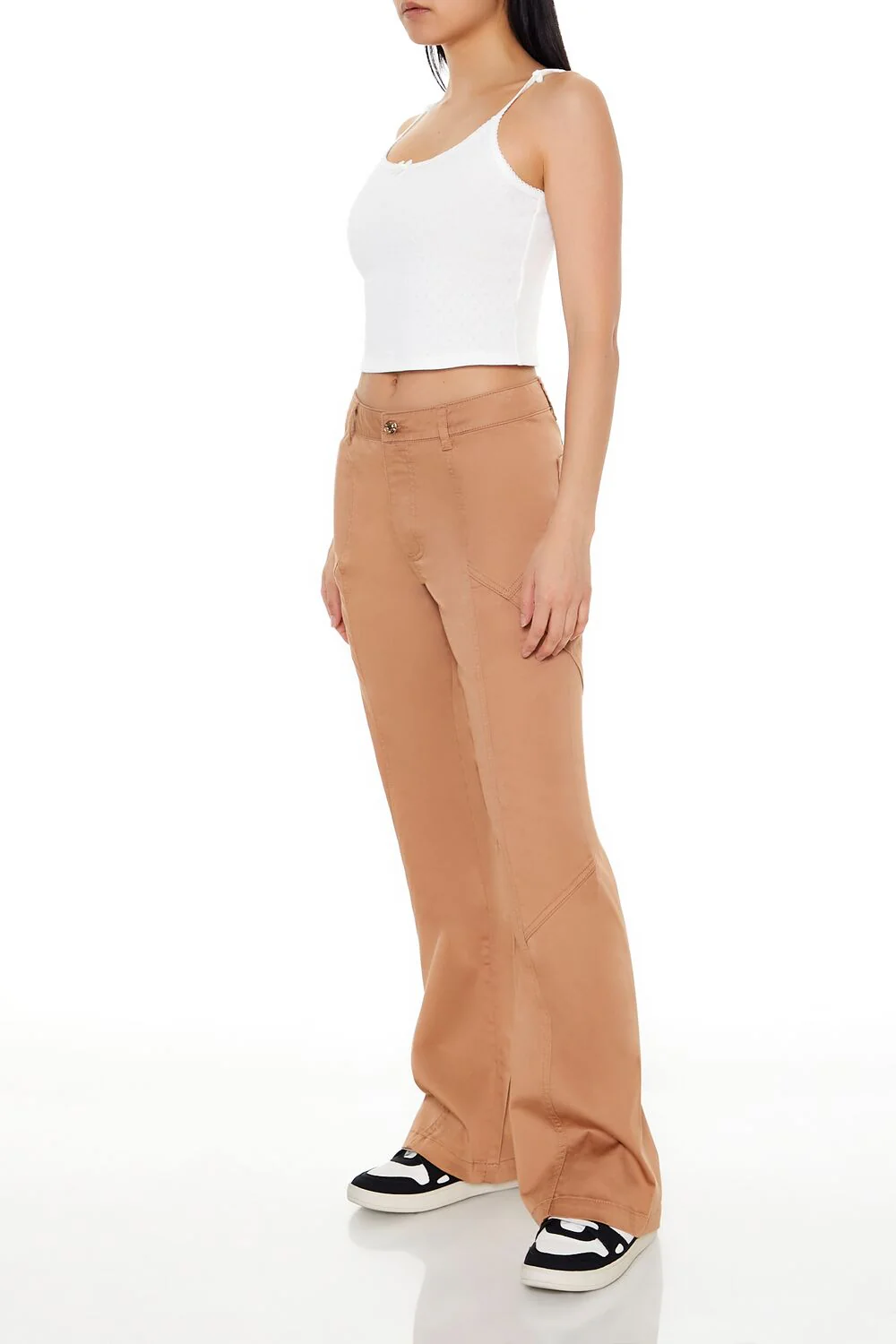 Straight-Leg Mid-Rise Pants - Image 3