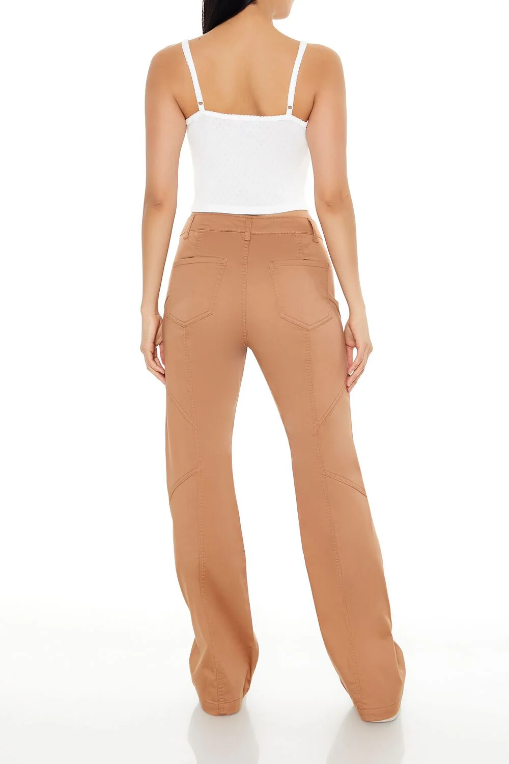 Straight-Leg Mid-Rise Pants - Image 4