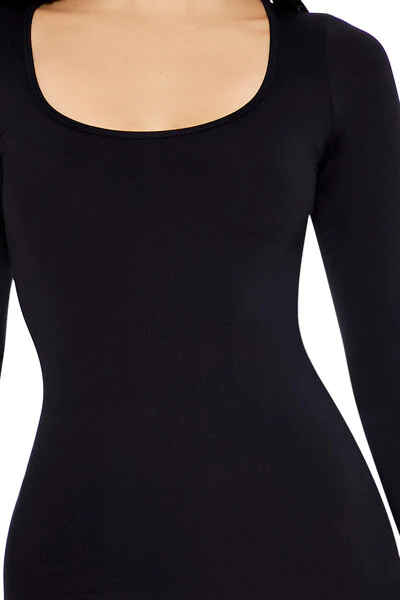 Seamless Scoop-Neck Mini Dress - Image 10