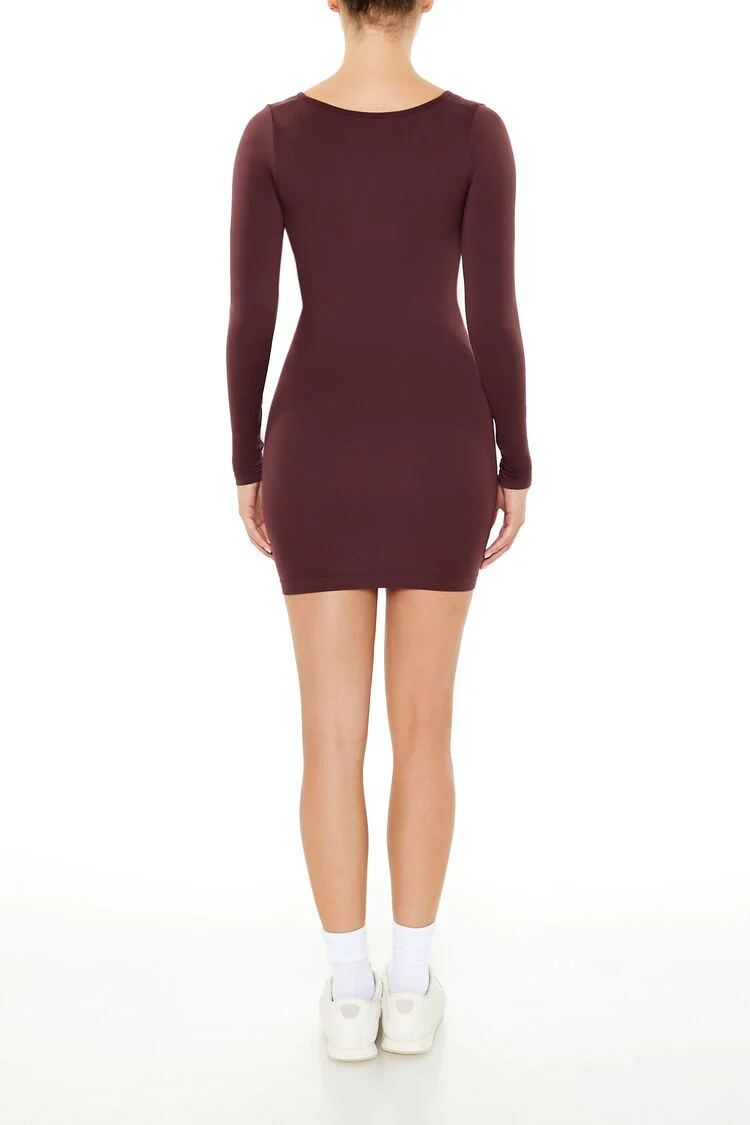 Seamless Scoop-Neck Mini Dress - Image 3