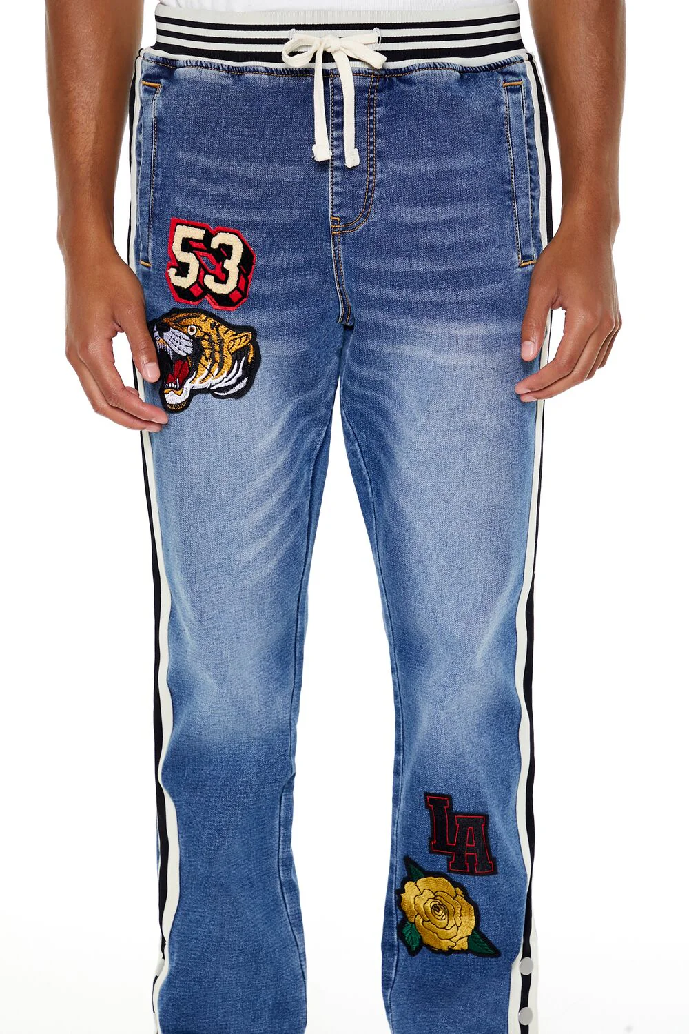 Patch Slim-Fit Jeans - Image 5
