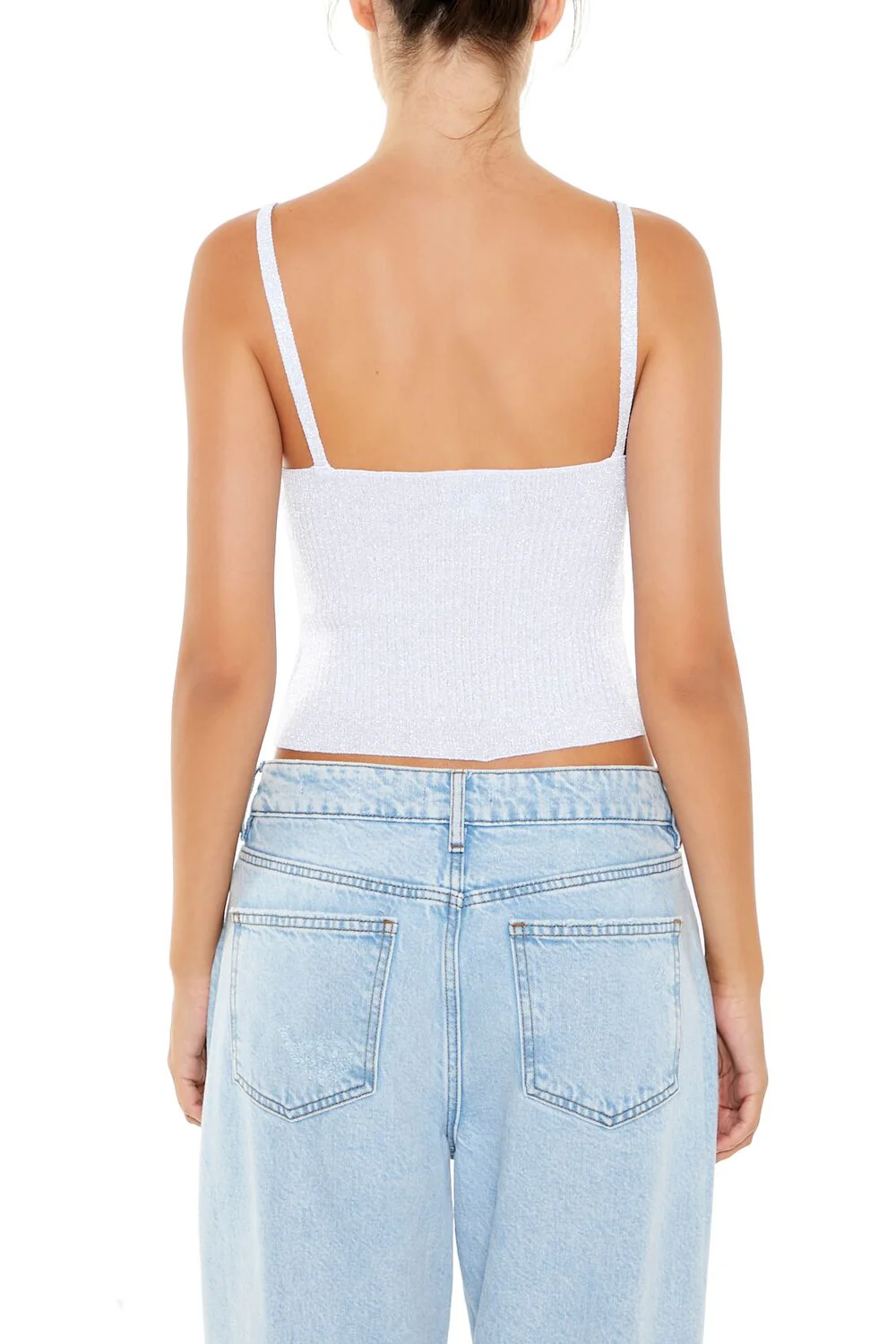 Sweater-Knit Glitter Cami - Image 6