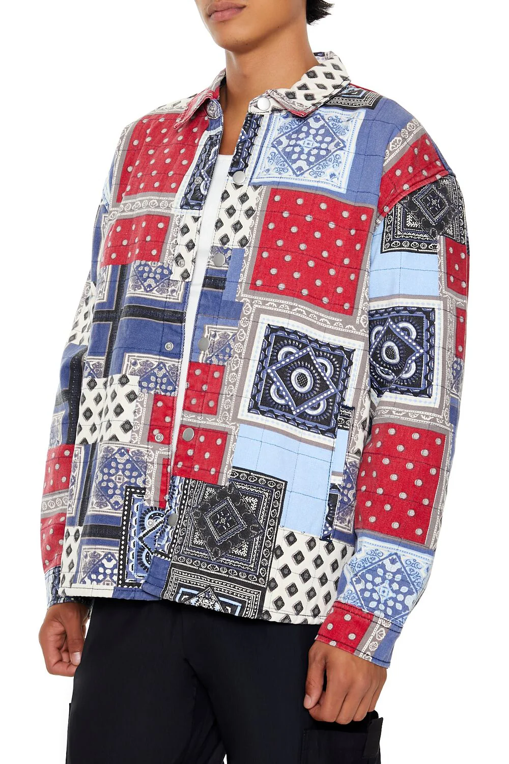 Patchwork Denim Jacket - Image 3