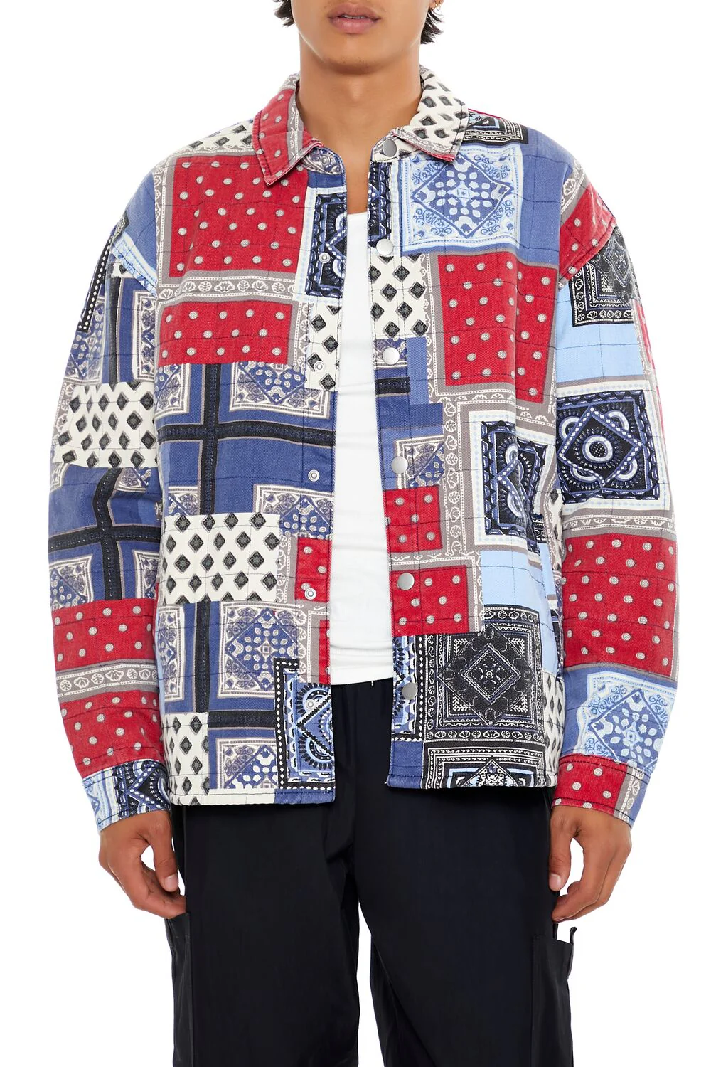 Patchwork Denim Jacket - Image 6