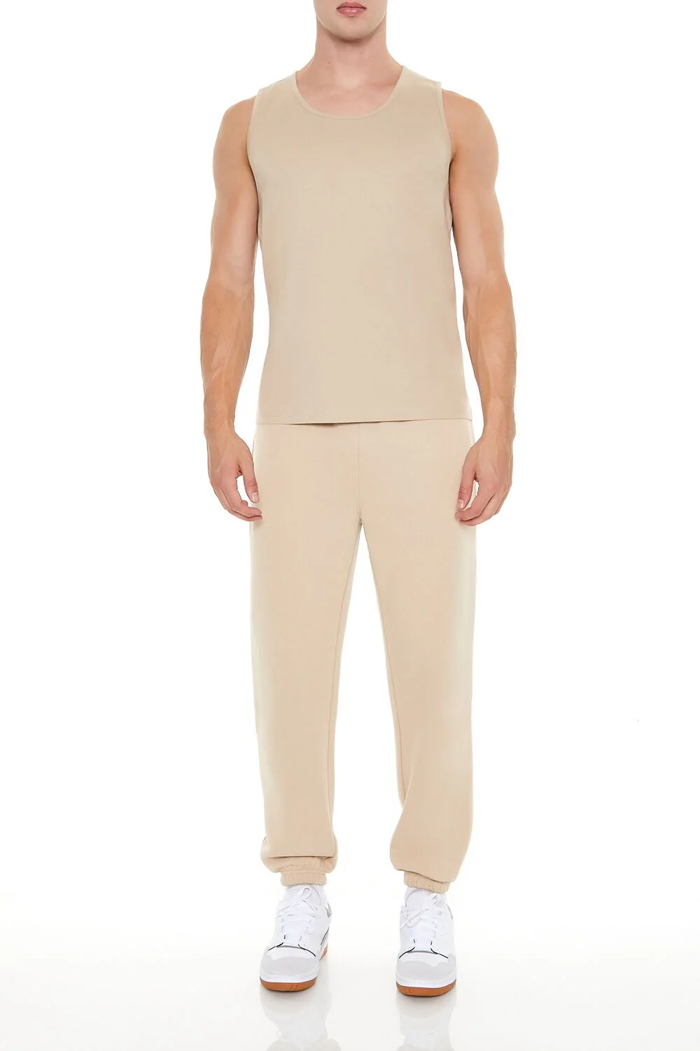 Basic Cotton Scoop Tank Top - Image 2
