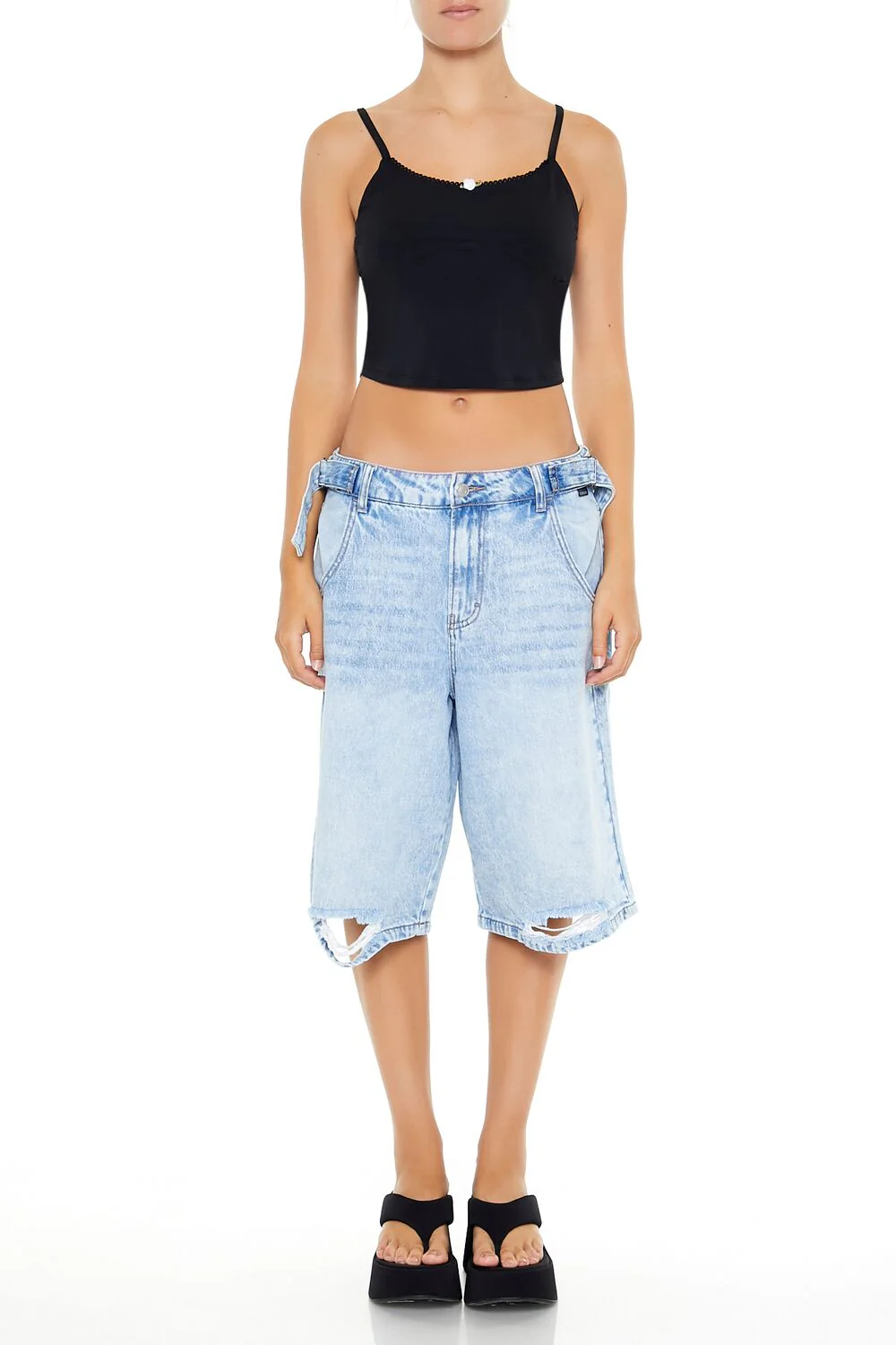 Rosette Cropped Cami - Image 2