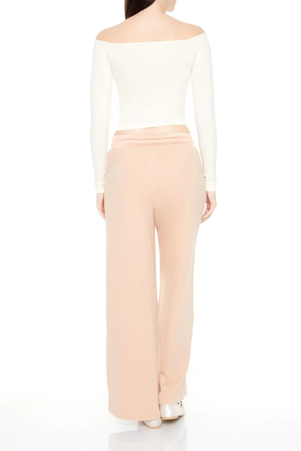 Satin Mid-Rise Wide-Leg Pants - Image 9