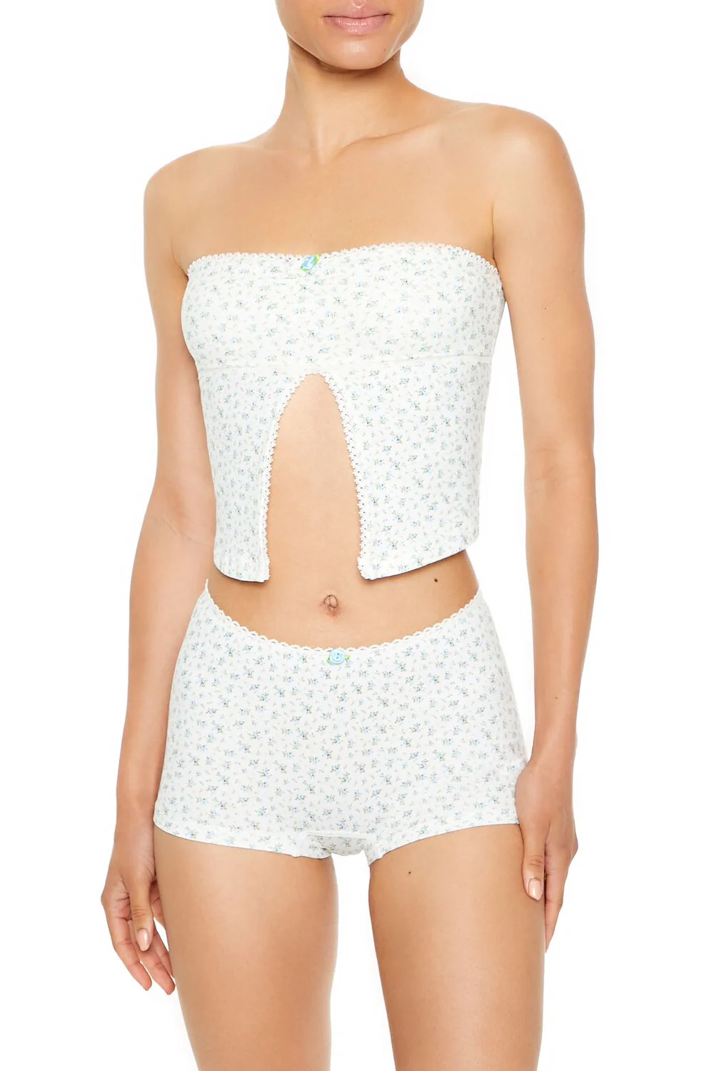 Seamless Floral Shortie Panties - Image 3