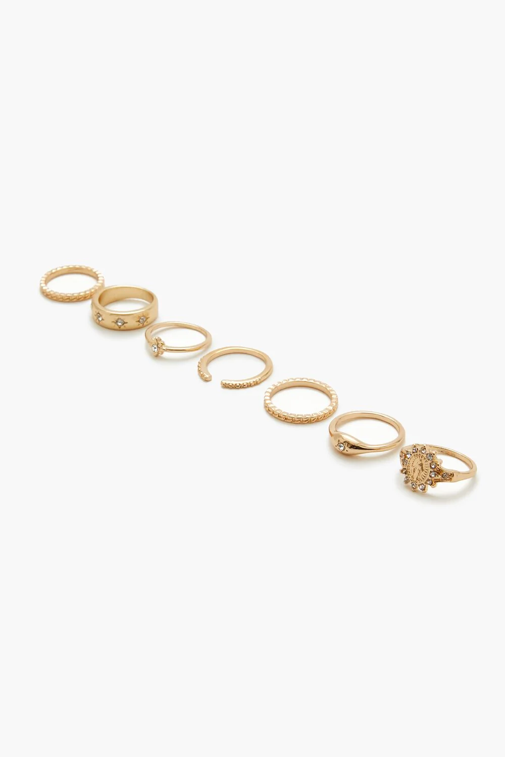 Assorted Rhinestone Ring Set - Image 2