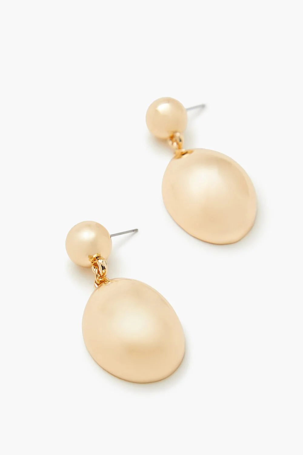 Tiered Oval Drop Earrings - Image 2